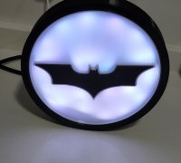 STL file BAT SIGNAL LAMP. VELADOR. 🦇・Model to download and 3D print・Cults