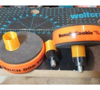 Workbench Risers/Spacers/Bench Cookies Parameterised by JP Guitars, Download free STL model