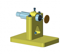 3D Printed Dremel flex shaft mount by travis