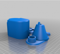 Free STL file Multiple Powder Holder - Container Storage 🧢・3D