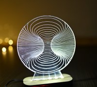 3D model Wooden Lamp Laser Cut desk lamp lampshade 7 VR / AR / low