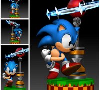 Sonic - Classic by reddadsteve, Download free STL model