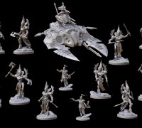 3D file Warhammer 40k Aeldari Codex Tokens ⚔・3D printing template to  download・Cults