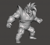 STL file Vegeta from Dragon Ball Super - 3D print model 🐉・Model to  download and 3D print・Cults