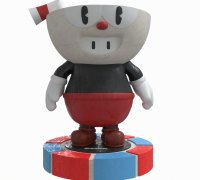 STL file KING DICE - CUPHEAD 🤴・Design to download and 3D print