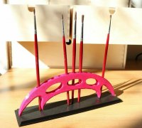 STL file Paint Brush Holder 🎨・3D printable model to download・Cults