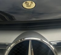 Fichier STL 190mm 7,48 Emblème du logo du coffre Mercedes-AMG