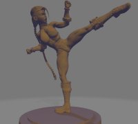 STL file cammy street fighter 👧・3D print object to download・Cults