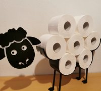 Lamb & Sheep Toilet Paper Holder