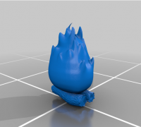 STL file Calcifer with lamp adaptor and extra updated mini figure 🔦・Model  to download and 3D print・Cults