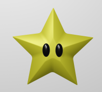 Free STL file Super Mario Bros star・Model to download and 3D print・Cults