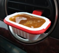 Mc Donalds Sauce Holder - Car vent - Double design - Black - Improved  fitting design