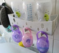 Under-shelf Baby Bottle Holder : r/functionalprint