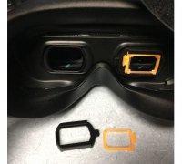 3.50 magnification & 3D Printed frames. dji goggles & goggles RE focus fixers 