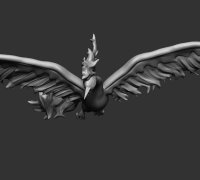 OBJ file Pokemon - Galarian Zapdos(with cuts and as a whole) 🐉・3D  printable model to download・Cults