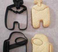 Free STL file Among Us cookie cutter・3D printer model to download・Cults