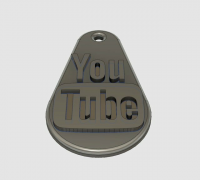 Free STL file TouTube Logo 🏆・3D printable model to download・Cults