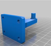 Wall mounted spool holder with PTFE edge and optional filament bowden guide  by KarlHeinzHinkelstein, Download free STL model