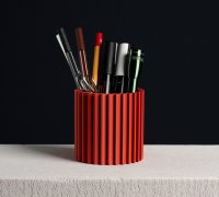 STL file Pencil holder pencil holder desk organizer pencil holder desk  organizer ✏️・Model to download and 3D print・Cults
