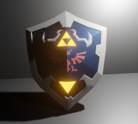 STL file Zelda Ocarina of time 🛡️・3D printer design to download