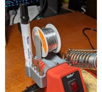 Solder wire spool and (HakKo) tips holder by Dr_GotHeem38