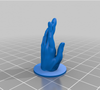 Hand Style Ring Holder by ericd7, Download free STL model