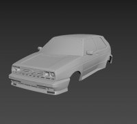 STL file volkswagen polo , front logo 🚗・3D printing idea to download・Cults