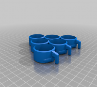 STL file Citadel paint holder on Skadis 🎨・3D printer design to