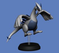 STL file Shadow Lugia Pokemon Figure 🐉・3D print object to download・Cults