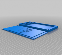 Free STL file Wet palette with magnetic insert (155x155mm) 🎨・3D printing  idea to download・Cults