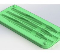 WORM LURE MOLD | 3D Print Model