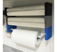 STL file Paper towel holder - kitchen towel 🔪・3D printable design to  download・Cults