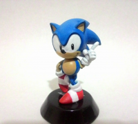 Free STL file Team Sonic Figurine Set, SSBU Sonic, Tails, Knuckles, & Super  Sonic amiibo figures 🎲・3D printable model to download・Cults