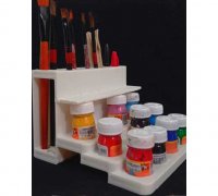 ▷ paint brush drying rack 3d models 【 STLFinder 】