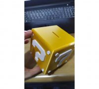 Fichier STL gratuit Tirelire Mario Brick 🧱・Modèle pour imprimante 3D à  télécharger・Cults