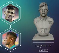 STL file Neymar JR legend figure ⚽・3D printer design to download・Cults