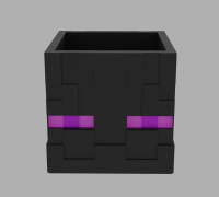 minecraft angry enderman papercraft