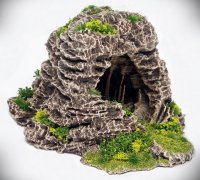 D&D 3D printed hill scatter terrain Tabletop Wargaming STUB Outcropping D