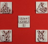 STL file Leaf set clay embosser stamp - Polymer clay tools - 3d printed  polymer clay stamp 💍・3D printing model to download・Cults