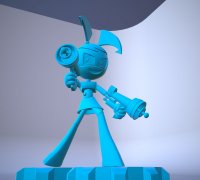 Jennifer Wakeman - My Life As A Teenage Robot 3D Print Model by SillyToys