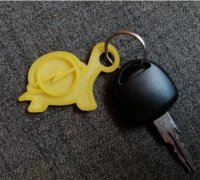 Opel Motorsport keychain keyring black matte DTM STW V6