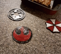 Free STL file Star Wars Coasters ⭐・3D printer model to download・Cults