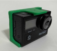 STL file AKASO Brave 7 Lens Cap 🧢・3D printing template to
