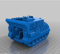 OBJ file NotLego Lego Firefighter tank Model 1805-1 🧑‍🚒・3D printing idea  to download・Cults
