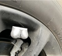 Universal Bouchons de Valve de pneu de voiture en aluminium, 4