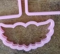 STL file Heart with wings - Love - February 💜・3D print design to  download・Cults