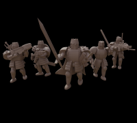 Neko Guard - Killteam Specialist Upgrade Set 3D model 3D printable