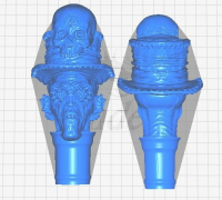STL file Mtg logo cane topper・3D printing design to download・Cults