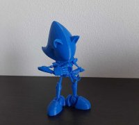 Free STL file Team Eggman Figurine Set: Eggman, Metal Sonic