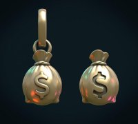 Money Bag 3D Models for Download